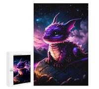 Puzzles pour Adultes Magical Purple Dragon Puzzles pour Adolescents, Jouets Anti-Stress, Décoration Murale, Cadeaux Uniques pour Anniversaire Et Noël 1000 PCS