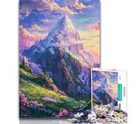 Puzzles pour Adultes Magnifiques Puzzles de paysages animés pour Adultes 1000 pièces, Cadeau d'anniversaire, Cadeaux, Art Mural pour et jusqu'à 14 Ans 26x38cm