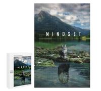 Puzzles pour Adultes Mindset is Everything Puzzle pour Adultes, Jeu De Réflexion, Une Œuvre d'art, Activités Amusantes À La Maison, 1000 PCS