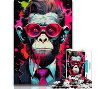 Puzzles pour Adultes Monkey Doctor 1000 pièces Puzzles pour Adultes et Adolescents, Cadeaux pour Amis et Famille pour Les 14 Ans 26x38cm