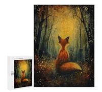 Puzzles pour Adultes Moonlit Fox Magic Puzzle : Jeu Manuel Amusant Et Humoristique, Cadeau d'anniversaire, Cadeaux, 500 PCS