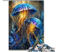 Puzzles pour Adultes Mystérieuses Méduses 1000 pièces, Jeu Familial Difficile, Anti-Stress, défi Difficile, Superbes Cadeaux et Jouets (26x38cm)