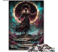 Puzzles pour Adultes Mystérieux Dieu de la Mort 1000 pièces, Jeux éducatifs, décoration d'intérieur, Cadeaux pour Toute la Famille (26x38cm)