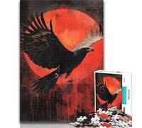 Puzzles pour Adultes Mysterious Eagle 1000 pièces, Puzzles pour Adultes, Cadeaux, Jeu éducatif, défi, Jouet pour Femmes et Hommes 26x38cm