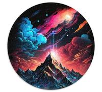 Puzzles pour Adultes Mystical Mountain Peak 1000 pièces Puzzles pour Adultes Jeu de réflexion, Jeu Familial interactif, adapté aux 14 Ans et Plus 67,5 x 67,5 cm