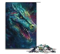 Puzzles pour Adultes mythologie du Crocodile 1000 pièces Puzzle en Papier pour Enfants de 12 Ans et Plus décoration d'intérieur 1000 pièces (38 x 26 cm)