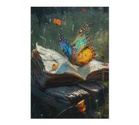 Puzzles pour Adultes Nature's Whisper Butterfly Book Puzzles pour Adultes Jeu Manuel Une Œuvre d'art Cadeaux Uniques pour Un Anniversaire Et Noël