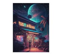 Puzzles pour Adultes Neon Dreamscape -20 Puzzles pour Adultes - Jeu Familial - Niveau De Difficulté : Difficile - Cadeaux pour Les Amis Et La Famille 52x38cm/1000pcs