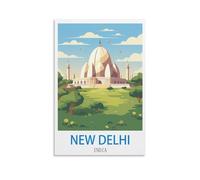 Puzzles pour Adultes, New Delhi, Inde. Puzzles Micro-pièces stimulants et Difficiles pour Noël ou Un Anniversaire. Jeu/Jouet. 38 x 52 cm.