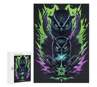 Puzzles pour Adultes Ninja Owl and Apprentice Puzzles pour Adolescents, Jouets Anti-Stress, Décoration Murale, Cadeaux Uniques pour Anniversaire Et Noël 300 PCS