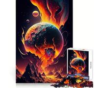 Puzzles pour Adultes Oasis Céleste 1000 pièces Exercice de logique Passe-Temps agréable Bords Nets Idée Cadeau (50x75cm)