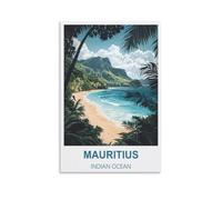 Puzzles pour Adultes, Océan Indien, Maurice : des Puzzles stimulants pour des soirées Jeux en Famille, décoration intérieure, 52 x 70 cm