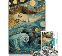 Puzzles pour Adultes Ocean Waves 1000 pièces, stimulent Le Cerveau, stimulent la Patience, conviennent aux Couples, 50x75cm