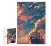 Puzzles pour Adultes Oceanic Journey Sailverse Cruise Ship Adventure Puzzles pour Adolescents Cadeau d'anniversaire Stimule Le Cerveau Jeu Stimulant Cadeaux 1000 PCS