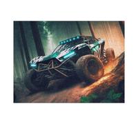Puzzles pour Adultes Off-Road Adventure in Forest Puzzles pour Adultes, Jouet, Décoration Murale, Cadeaux pour Femmes, Idéal comme Cadeau 1000pcs(52x38cm)