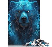 Puzzles pour Adultes Ours Astral, Puzzle de 1000 pièces en Papier pour Adultes et à partir de 18 Ans, Jouet éducatif, 38 x 26 cm / 1000 pièces