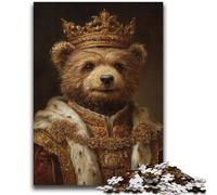 Puzzles pour Adultes Ours en Peluche 1000 pièces, Jouets éducatifs et Difficiles à Apprendre, Jeux de Famille, Cadeaux pour Amis et Famille (38x52cm)