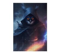 Puzzles pour Adultes Owl Warrior with Lightning Jeux De Puzzle Relaxants pour Adultes - pour S'amuser en Famille - Cadeaux Uniques pour Un Anniversaire Ou Noël