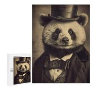 Puzzles pour Adultes Panda Vintage Puzzle pour Adultes - Jouets Anti-Stress - Une Œuvre d'art - Difficile Et Stimulant 500 PCS
