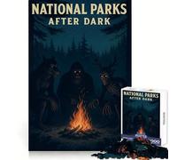 Puzzles pour Adultes Parcs nationaux après la tombée de la Nuit, 1000 pièces, renforce la mémoire, se détend et s'amuse, qualité supérieure, pour Les fêtes (50x75cm)