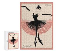 Puzzles pour Adultes Paris Ballet Dancer Puzzles pour Adultes Jeux Amusants Découpe De Précision Cadeaux d'anniversaire Et Cadeaux Uniques 300 PCS