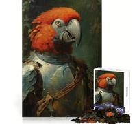 Puzzles pour Adultes Parrot Knight, 1000 pièces, renforce la mémoire, se détend et s'amuse, qualité supérieure, pour Les fêtes (38x52cm)