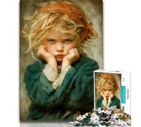 Puzzles pour Adultes Petit Garçon en Colère 1000 pièces, Jeu éducatif, Jouet, décoration Murale, Cadeaux d'anniversaire et de Noël Uniques (38x26cm)