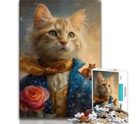 Puzzles pour Adultes Petit Prince Chien 1000 pièces pour Adultes, Anti-Stress Staycation Kill Time Décoration d'intérieur Jouets (Taille 38x26cm)