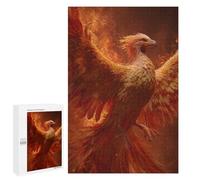 Puzzles pour Adultes Phoenix Rising Mythical Bird Art Puzzle pour Adolescents Améliore La Mémoire Difficile Et Stimulant Idéal comme Cadeau 1000 PCS