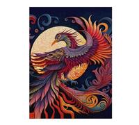 Puzzles pour Adultes Phonenix Abstract Puzzle pour Adultes, Jeu Familial pour Améliorer La Mémoire, Cadeau d'anniversaire, Cadeaux, 52x38cm/1000pcs