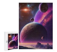 Puzzles pour Adultes Planetary Horizon -7 Puzzle pour Adultes - Jouets Anti-Stress - Une Œuvre d'art - Difficile Et Stimulant 500 PCS