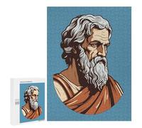 Puzzles pour Adultes Plato Greek Philosopher Puzzles pour Adultes - Décoration Murale - Cadeaux Souvenirs pour Vos Proches 500 PCS