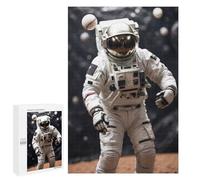 Puzzles pour Adultes Playing Baseball Puzzle pour Adultes - Jouets Anti-Stress - Une Œuvre d'art - Difficile Et Stimulant 1000 PCS