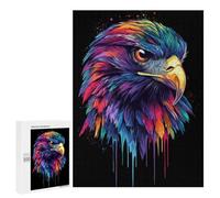 Puzzles pour Adultes Pop Art Rainbow Red Kite P Puzzles pour Adolescents, Jouets Anti-Stress, Décoration Murale, Cadeaux Uniques pour Anniversaire Et Noël 500 PCS