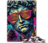 Puzzles pour Adultes Pop-Art Statue de David de Michel-Ange Puzzle Adulte, Jeux éducatifs Décoration de la Maison Convient pour la décoration de Bureau (50x75cm)