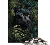 Puzzles pour Adultes Poster Panthère Noire 1000 pièces Puzzle en Carton Puzzle en Bois pour Enfants à partir de 12 Ans Taille du Puzzle (50x75 cm)