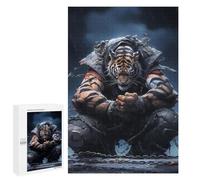 Puzzles pour Adultes Powerful Tiger Warrior Artwork -1 Puzzles Anti-Stress pour Adultes - Décoration Parfaite - Difficile Et Stimulant 1000 PCS