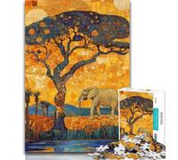 Puzzles pour Adultes Prairies africaines 1000 pièces pour Adultes et Adolescents Relax Games est Un pour Toute la Famille 26x38cm