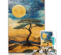 Puzzles pour Adultes Prairies africaines 1000 pièces pour Adultes et Adolescents Relax Games est Un pour Toute la Famille 26x38cm