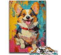 Puzzles pour Adultes Puzzle 1000 pièces Chien de Mode pour et à partir de 14 Ans Jouets de Jeu Car il est idéal comme Cadeau pour Toute la Famille 50x75cm