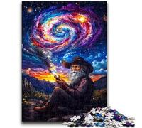 Puzzles pour Adultes Puzzle 1000 pièces Le Vieil Homme de l'univers pour et à partir de 14 Ans Jouets de Jeu Car il est idéal comme Cadeau pour Toute la Famille 26x38cm