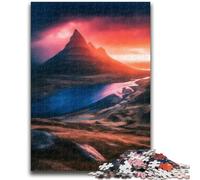 Puzzles pour Adultes Puzzle 1000 pièces Magnifiques Montagnes et Lacs Aidez Le Cerveau à exercer Jouets addictifs pour cultiver la Patience Décoration Parfaite 50x75cm