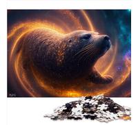 Puzzles pour Adultes Puzzle 1000 pièces pour Adultes et Enfants Puzzle en Bois de Phoque pour Adultes Puzzle 1000 pièces Cadeaux Jeu Familial pour Adultes et Enfants （50x75 cm）
