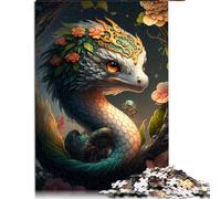 Puzzles pour Adultes Puzzle 1000 pièces Puzzle en Bois pour bébés Animaux Convient aux Adultes et aux Enfants de 12 Ans et Plus Décoration Artistique pour la Maison Taille : 50x75 cm