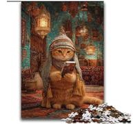 Puzzles pour Adultes Puzzle 2000 pièces Chat Abstrait pour Les 14 Ans et Plus Jeux Amusants Activités Amusantes à la Maison, Cadeaux d'anniversaire, Cadeaux de Voyage 70x100cm