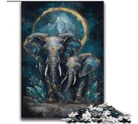 Puzzles pour Adultes Puzzle 2000 pièces Éléphant Magique pour Les 14 Ans et Plus Jeux Amusants Activités Amusantes à la Maison, Cadeaux d'anniversaire, Cadeaux de Voyage 70x100cm