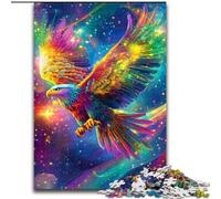 Puzzles pour Adultes, Puzzle Aigle Arc-en-Ciel de 1 000 pièces pour s'amuser en Famille, Parfait pour Les Vacances, soirées de Jeux interactives 50x75cm