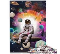 Puzzles pour Adultes Puzzle Chillin on My Day Off Wood Jigsaw Toys Puzzles Jeux éducatifs Puzzles Anti-Stress 19,7 x 29,5 Pouces