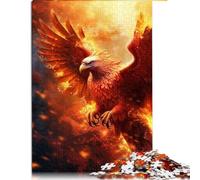 Puzzles pour Adultes Puzzle de 1000 pièces pour Adultes et Enfants Puzzle en Bois Phoenix Convient aux Adultes et aux Adolescents de 12 Ans et Plus Jouet éducatif Anti-Stress du Puzzle