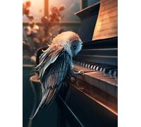 Puzzles pour adultes, puzzle de 1500 pièces pour adultes, pic jouant du piano, puzzle en bois, puzzle de Noël, (H8, 1500 pièces)